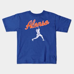 Pete Alonso Slugger Swing Kids T-Shirt